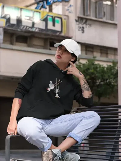 هودی با طرح دختر تاب سوار